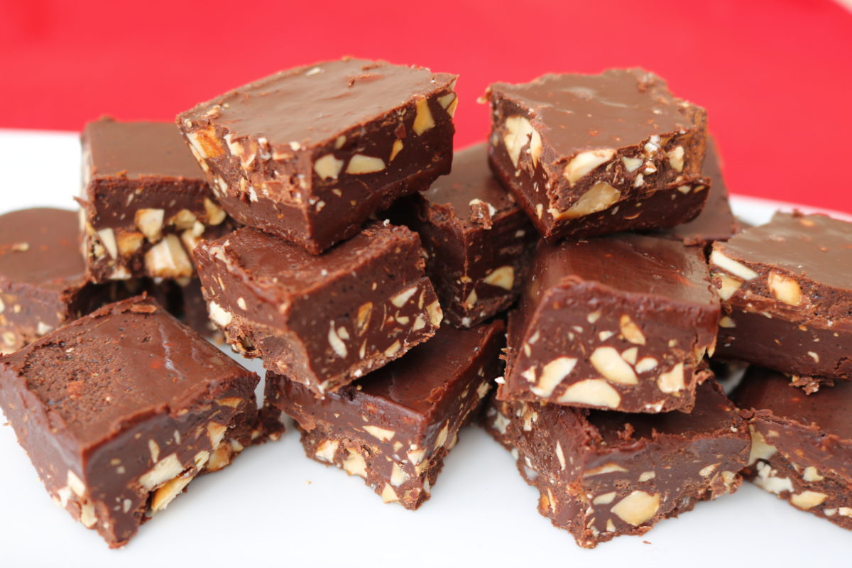 Hazelnut Chocolate Truffle Squares - Barbara Cousins